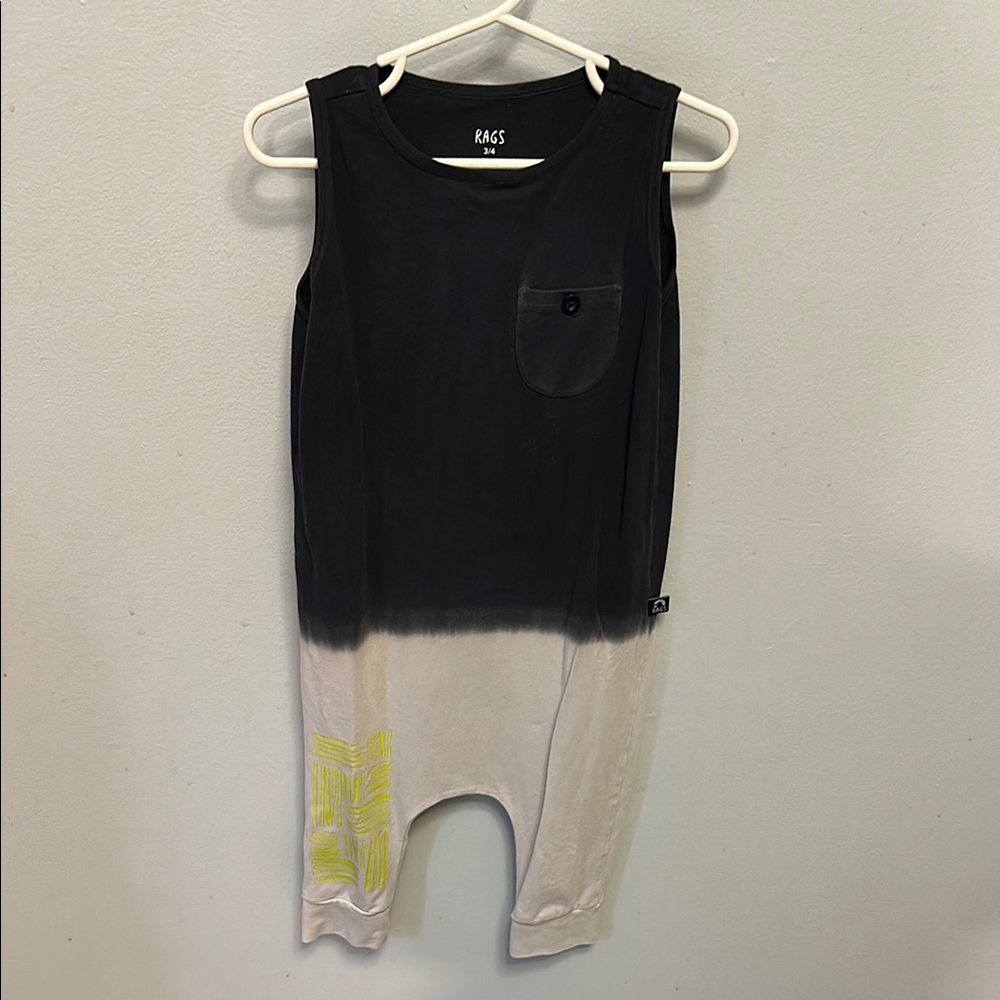 Rags to Raches Black and White Kids One Piece 3/4T MAKE OFFER! 🥰